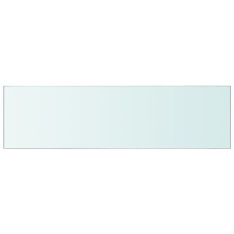 Panel de estante vidrio claro 50x12 cm vidaXL