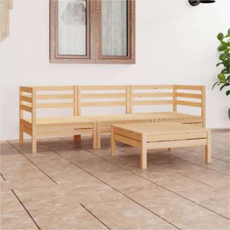 4 PCS Jardim Lounge Pinho Solid - 278488 (1/5)