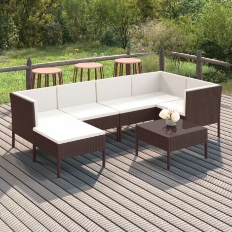7 PCS Lounge Garden Lounge con almohada (1/5)
