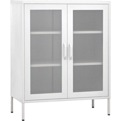 Armario almacenamiento acero blanco 80x35x101,5 cm vidaXL
