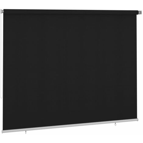 Persiana enrollable de exterior 300x230 cm negro vidaXL (1/5)