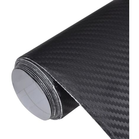 Láminas 3D para coches 2 uds negro 100x150 cm vidaXL