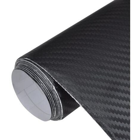 Lámina para coches 3D negro 100x150 cm vidaXL
