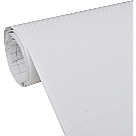 Lámina para coches 3D blanco 100x150 cm vidaXL