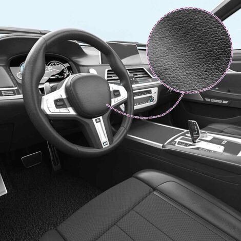 Láminas para coches 2 uds negro mate 100x150 cm+50x150 cm vidaXL