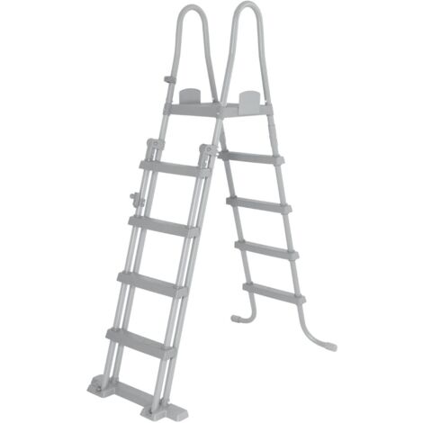 Flowclear Escalera de piscina de seguridad 4 escalones 132 cm Bestway