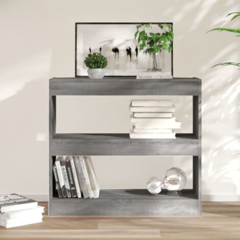 Estantería/divisor de espacios gris Sonoma 80x30x72 cm vidaXL
