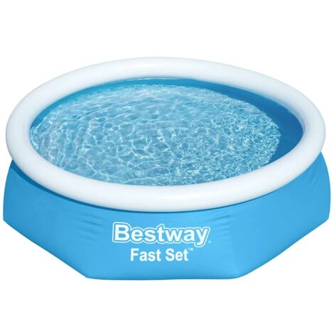 Bestway piscina hinchable adulto aro 244x61 cm jardin (1/5)