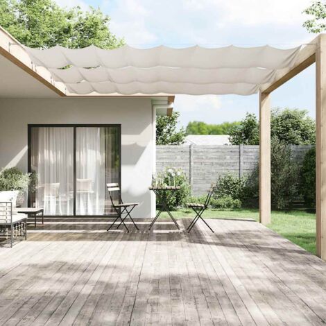 Toldo vertical blanco 140x600 cm tela oxford vidaXL (1/5)