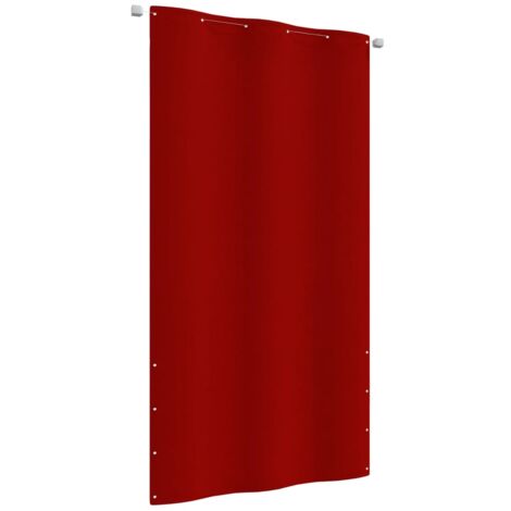 Toldo para balcón de tela oxford rojo 120x240 cm vidaXL (1/5)