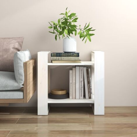 Estantería/divisor de espacios madera pino blanco 60x35x57 cm vidaXL