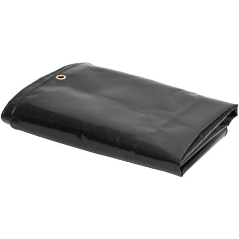Lona 650 g/m² 3,5x5 m negro vidaXL