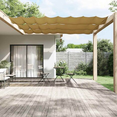 Toldo vertical beige 60x1200 cm tela oxford vidaXL