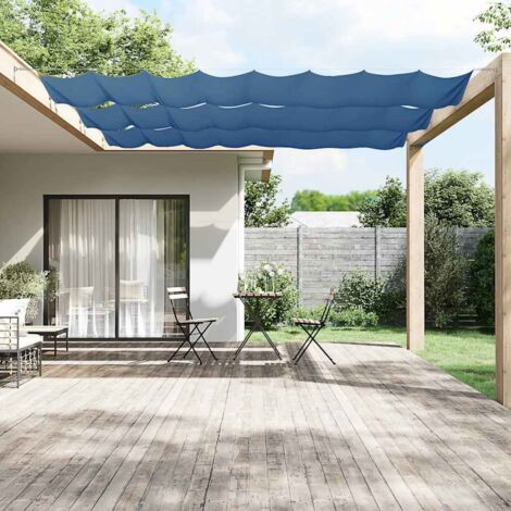 Toldo vertical tela oxford azul 140x800 cm vidaXL