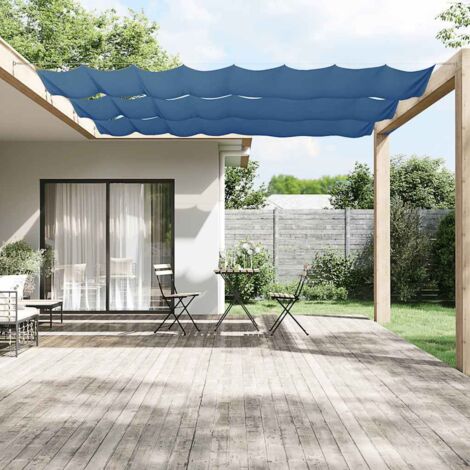 Toldo vertical tela oxford azul 100x600 cm vidaXL