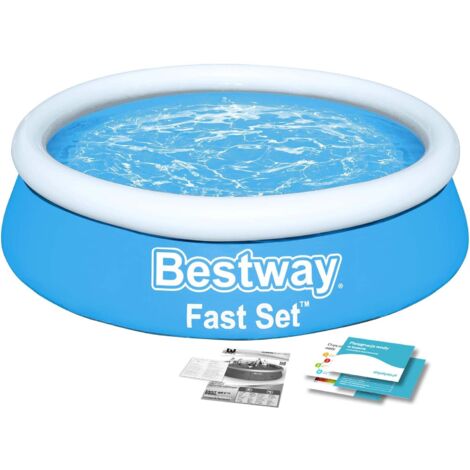 Piscina hinchable Fast Set redonda azul 183x51 cm Bestway