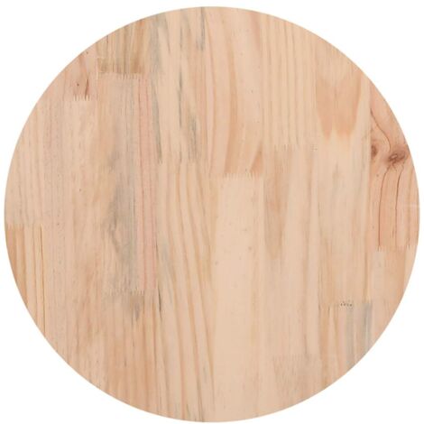 Superficie de mesa madera maciza de pino Ø40x2,5 cm vidaXL