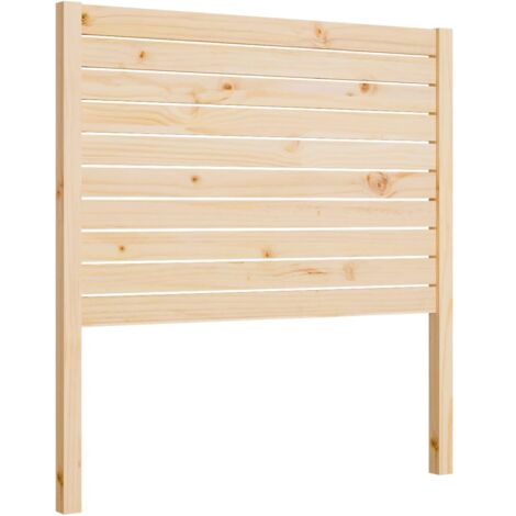 Cabecero de cama madera maciza de pino 96x4x100 cm vidaXL