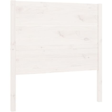 Cabecero madera maciza de pino blanco 106x4x100 cm vidaXL (1/5)