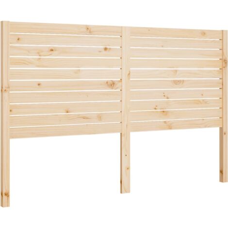 Cabecero de cama madera maciza de pino 141x4x100 cm vidaXL
