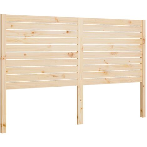 Cabecero de cama madera maciza de pino 186x4x100 cm vidaXL