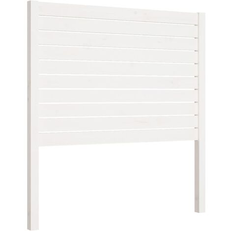 Cabecero de cama madera maciza de pino blanco 96x4x100 cm vidaXL