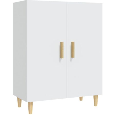 Aparador de madera contrachapada blanco 70x34x90 cm vidaXL