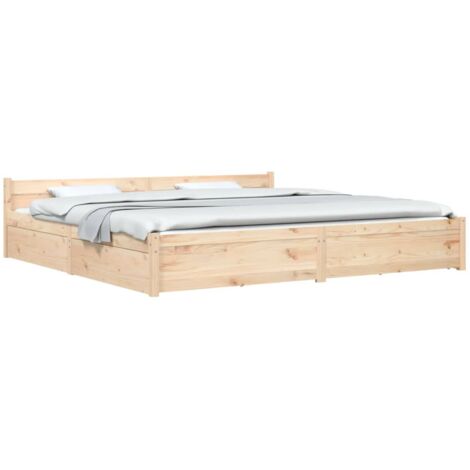 Estructura de cama con cajones 200x200 cm vidaXL
