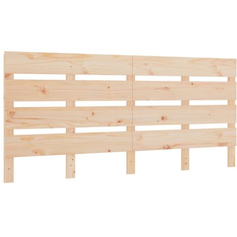 Cabecero de cama madera maciza de pino 160x3x80 cm vidaXL