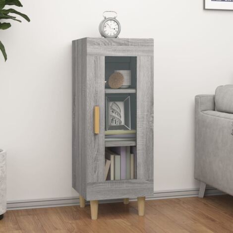 Aparador madera de ingeniería gris Sonoma 34,5x34x90 cm vidaXL