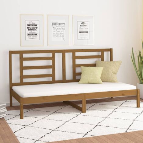 vidaXL Sofá cama nido madera maciza de pino 90x200 cm