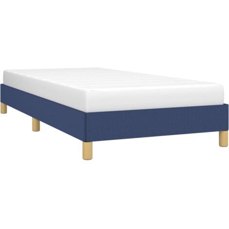Estructura de cama sin colchón tela azul 90x190 cm vidaXL (1/5)