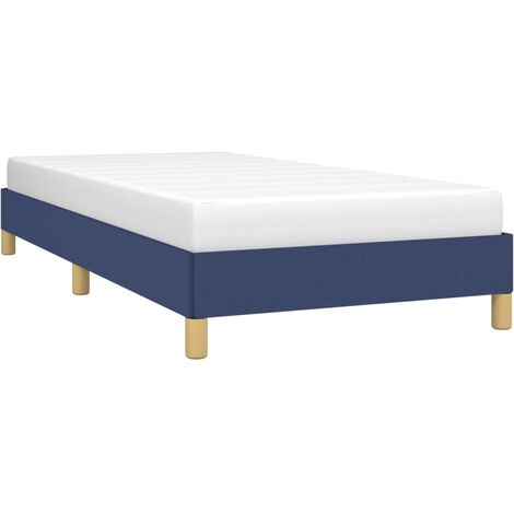Estructura de cama sin colchón tela azul 100x200 cm vidaXL (1/5)