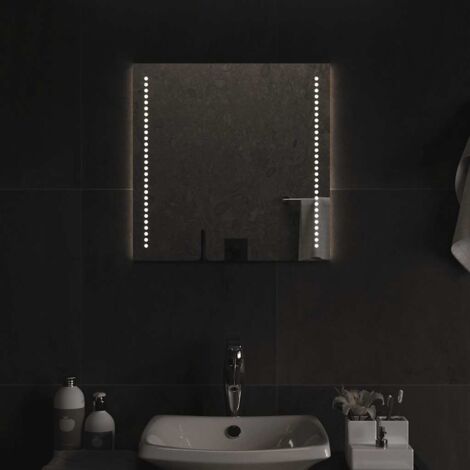 Espejo de baño con LED 50x50 cm vidaXL