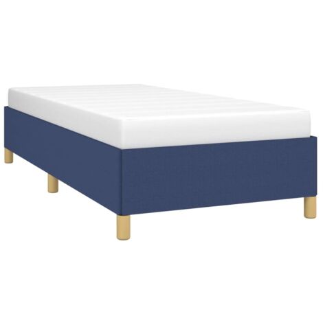 Estructura de cama sin colchón tela azul 100x200 cm vidaXL (1/5)