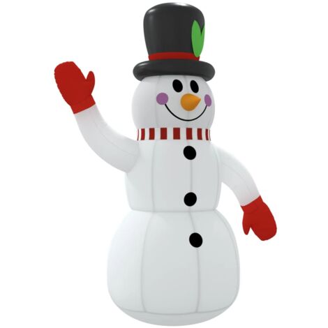 Muñeco de nieve hinchable con LED 120 cm vidaXL