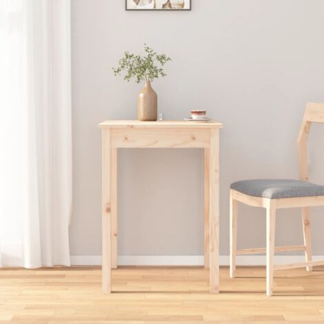 Mesa de comedor madera maciza de pino 55x55x75 cm vidaXL