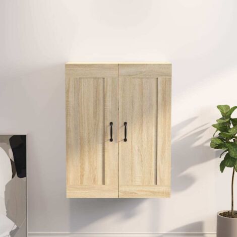Armario colgante de pared roble Sonoma 69,5x32,5x90 cm vidaXL