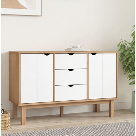 Furniture Limited - Aparador OTTA madera maciza pino marrón y