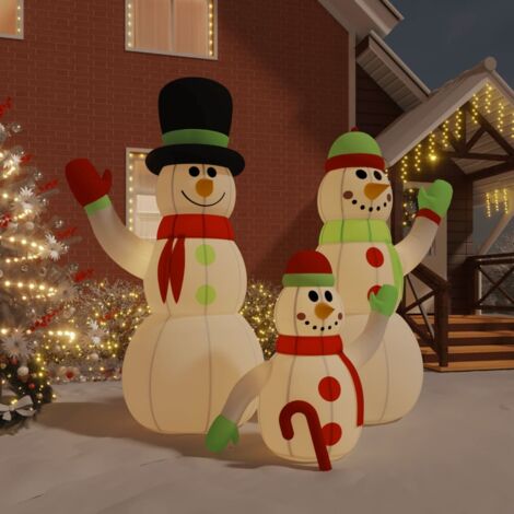 Familia de muñecos de nieve inflables con LED 360 cm vidaXL (1/5)