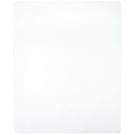Sábanas bajeras jersey 2 uds algodón blanco 100x200 cm vidaXL