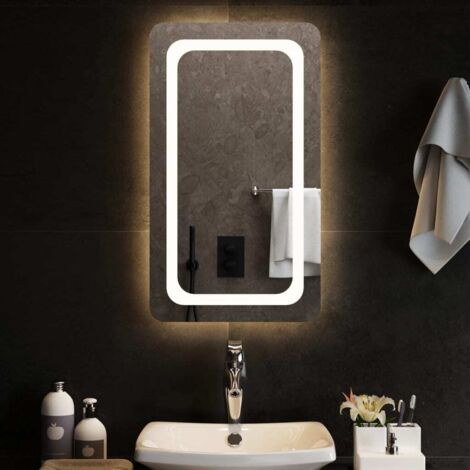 Espejo de baño con LED 40x70 cm vidaXL