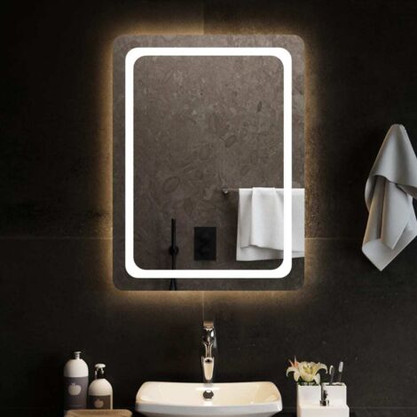 Espejo de baño con LED 60x80 cm vidaXL