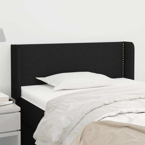 Cabecero de tela negro 103x16x78/88 cm vidaXL (1/5)