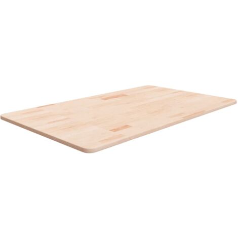 Encimera de baño madera maciza sin tratar 100x60x1,5 cm vidaXL