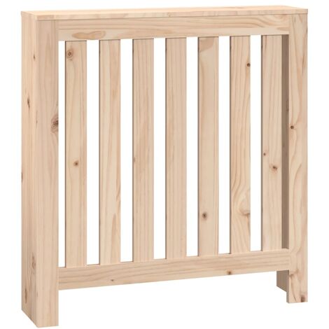 Cubierta de radiador madera maciza de pino 79,5x19x84 cm vidaXL
