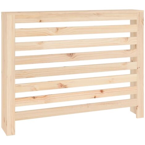 Cubierta de radiador madera maciza de pino 108,5x19x84 cm vidaXL