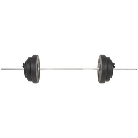 Mancuerna con discos 60 kg vidaXL