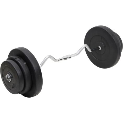 Mancuerna curl con discos 60 kg vidaXL