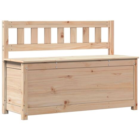 Banco de madera maciza de pino 110x41x76,5 cm vidaXL